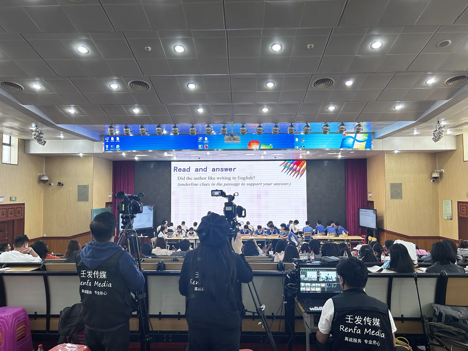宝安中学活动直播现场执行照片 4
