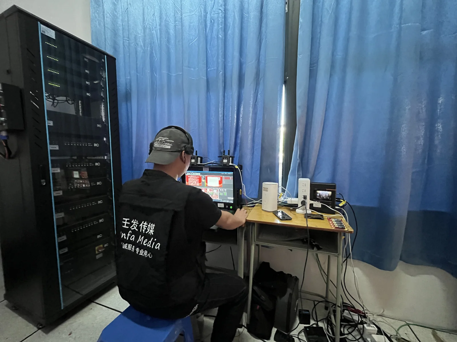 中山活动直播现场照片