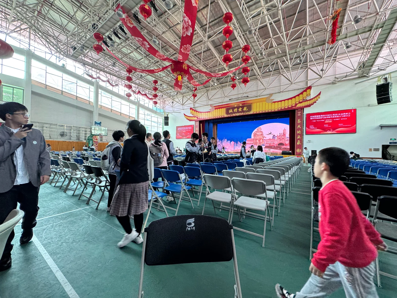 广州六中录制现场执行照片 2